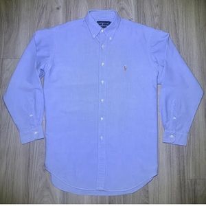 Vintage Polo Ralph Lauren Button Down Yarmouth Blue Shirt